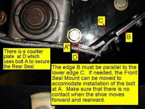 Front and Rear Seal Joint