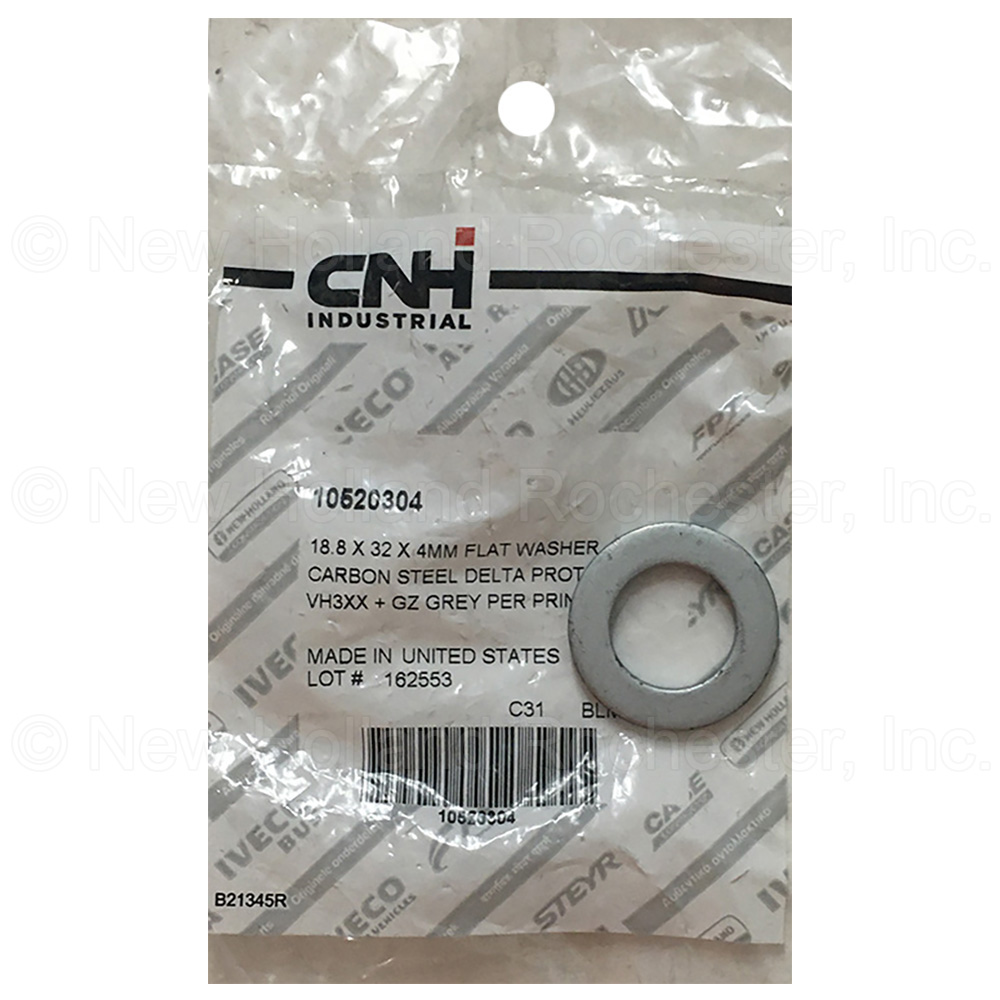 New Holland Washer 18.8mm ID x 32mm OD x 4mm Thk Part # 10520304