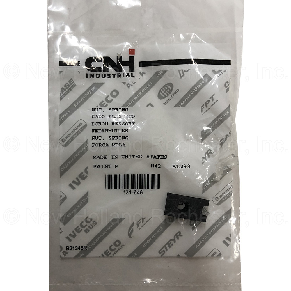 New Holland Spring Nut Part # 131-648