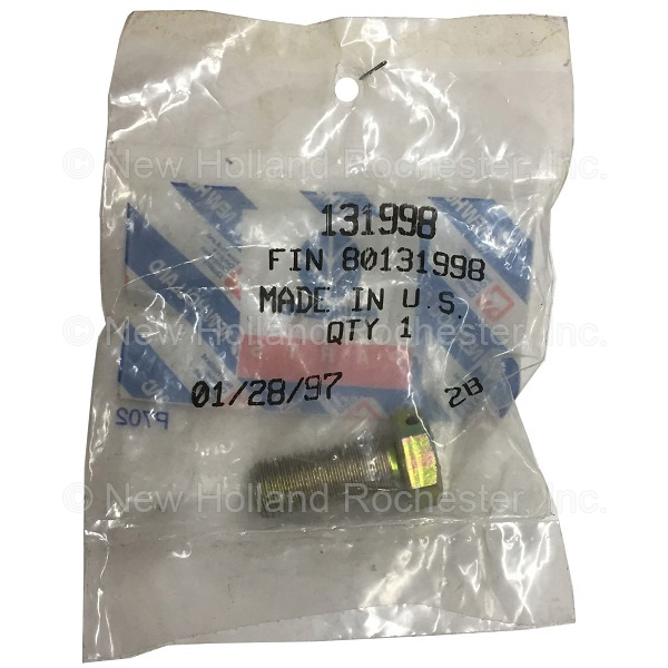 New Holland 1/2"-20 x 1-1/4" Grade 8 Drilled Hex Bolt Part # 131998