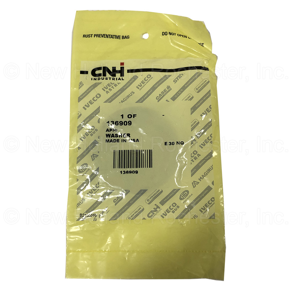 New Holland Washer Part # 136909 - Image 3