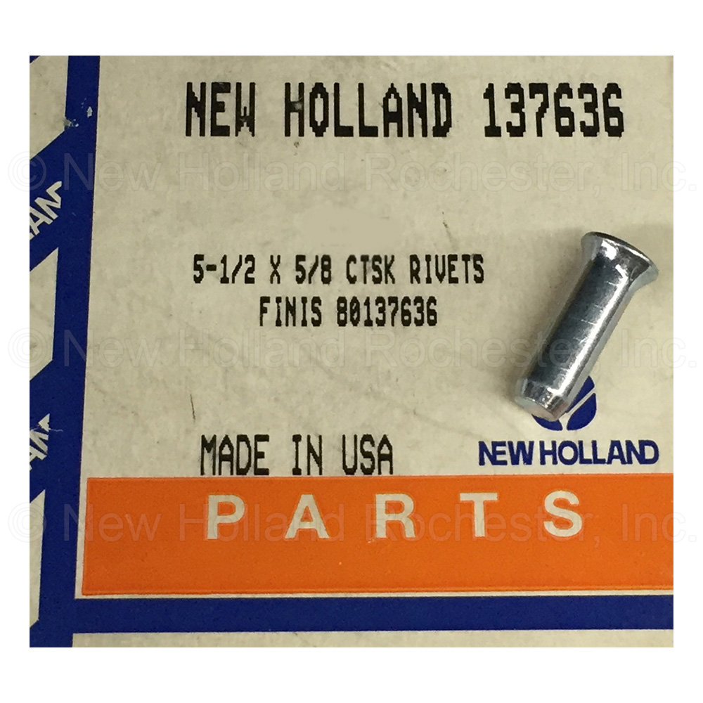 New Holland Rivet Part # 137636