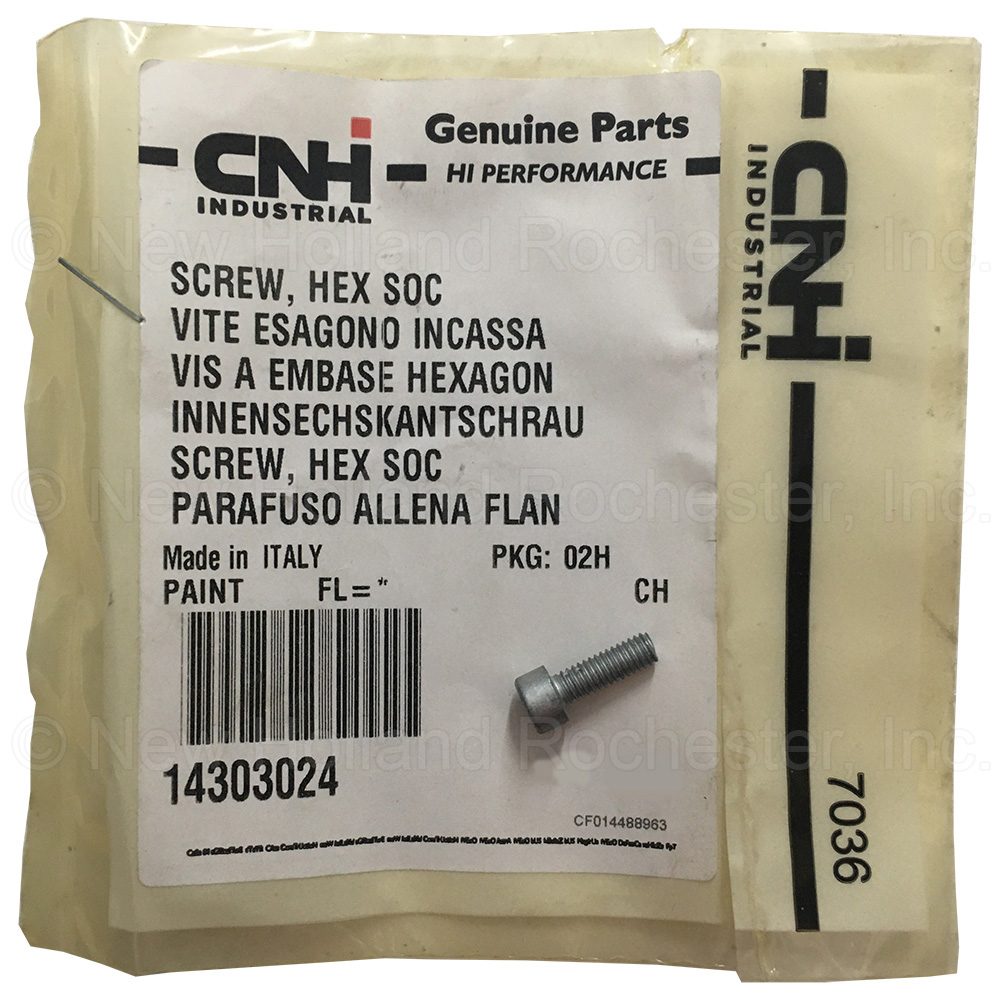 New Holland Hex Screw Part # 14303024