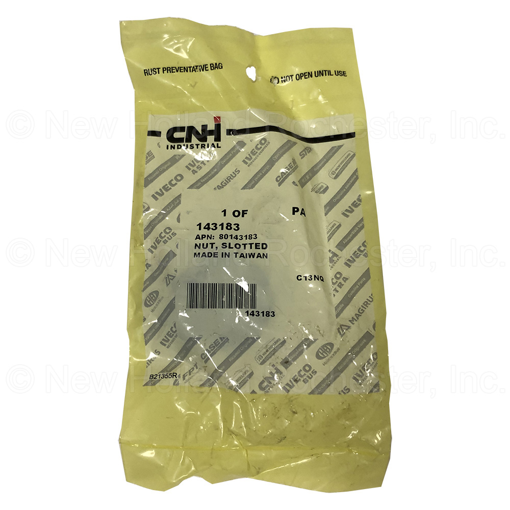 New Holland Slotted Nut Part # 143183 - Image 3