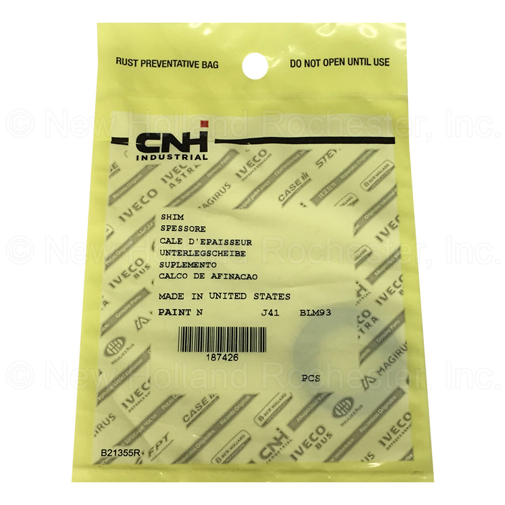 New Holland Shim Part # 187426 - Image 2