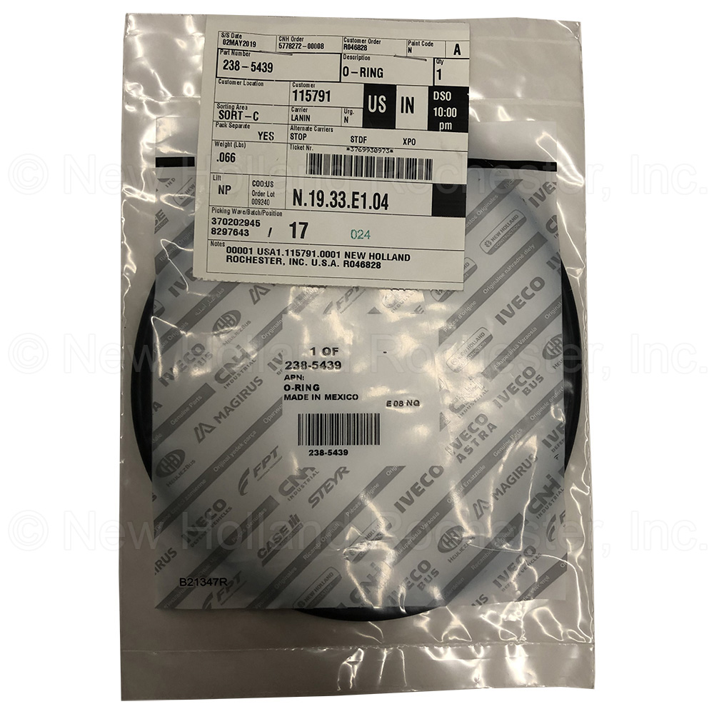 New Holland O-Ring Part # 238-5439 - Image 3