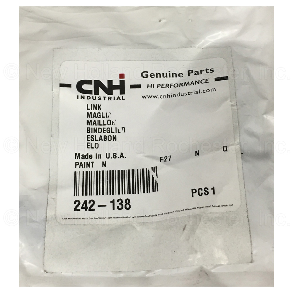 New Holland Chain Link Part # 242-138 - Image 2