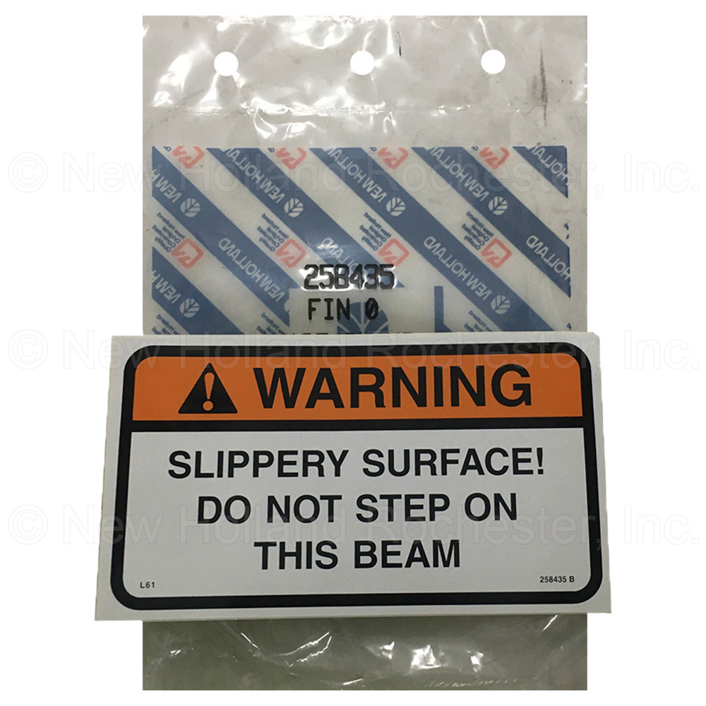 New Holland Decal Part # 258435