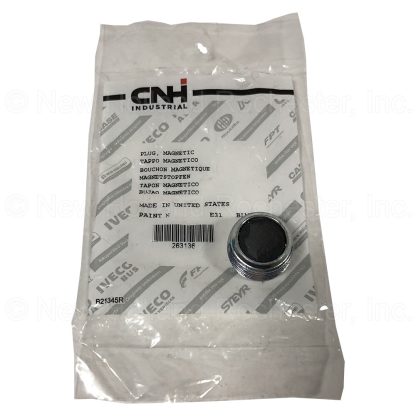 New Holland 3/4"-14 NPTF Square Magnetic Plug Part # 263136