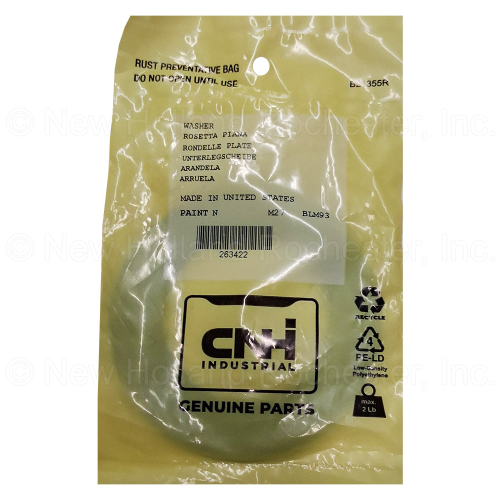 New Holland Washer Part # 263422 - Image 3