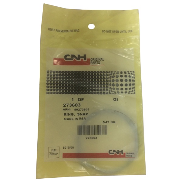 New Holland Snap Ring Part # 273603 - Image 2