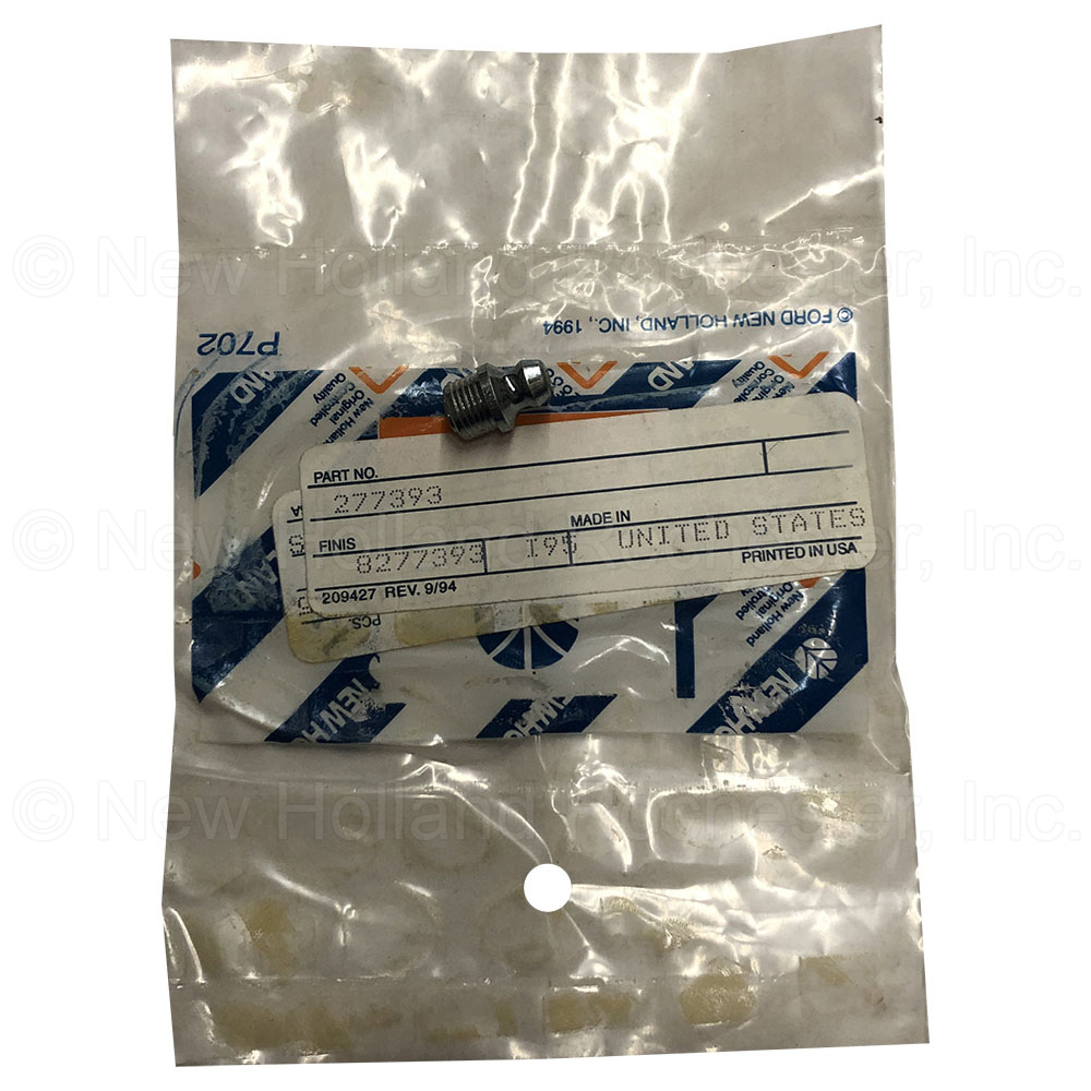 New Holland Lube Nipple Part # 277393