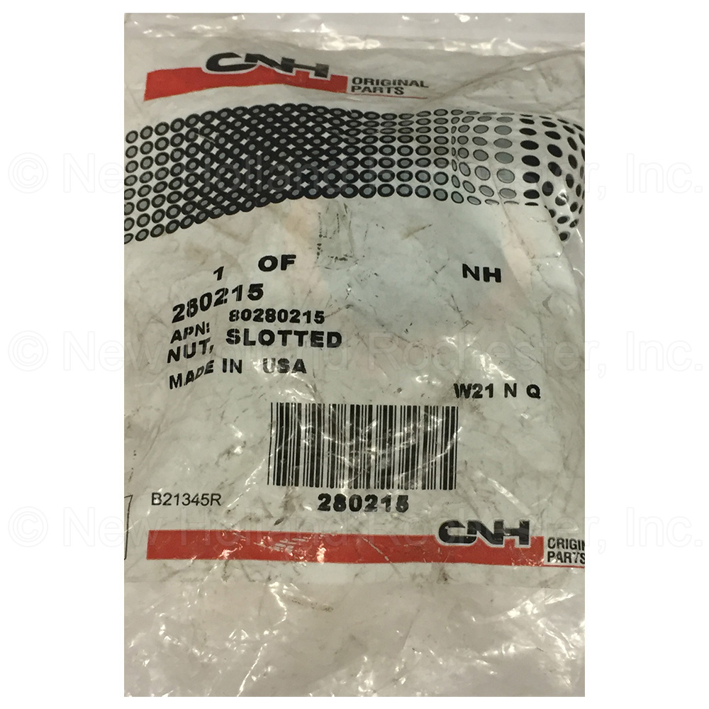 New Holland Slotted Nut Part # 280215 - Image 3