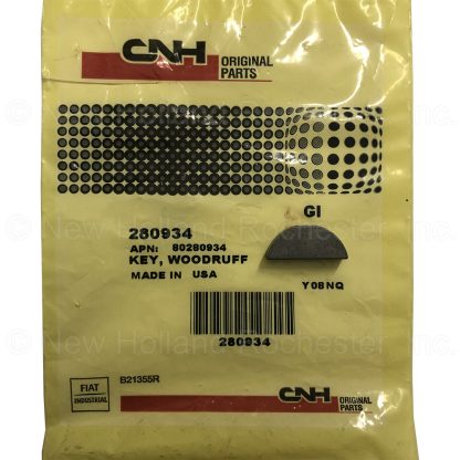 New Holland Woodruff Key Part # 280934