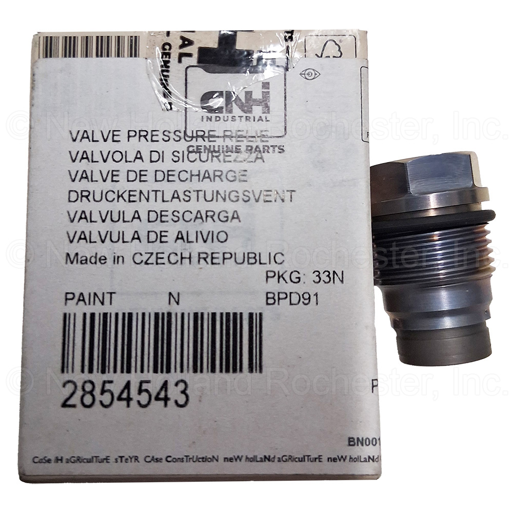 New Holland Pressure Relief Valve Part # 2854543