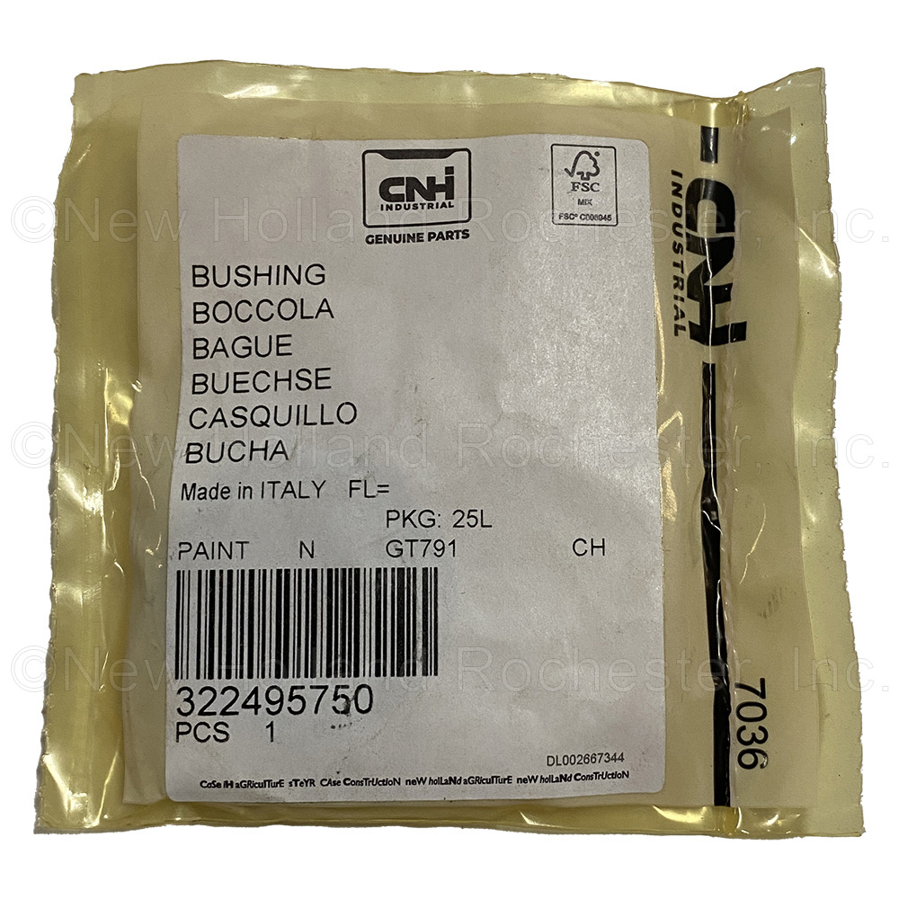 New Holland Bushing Part # 322495750 - Image 3