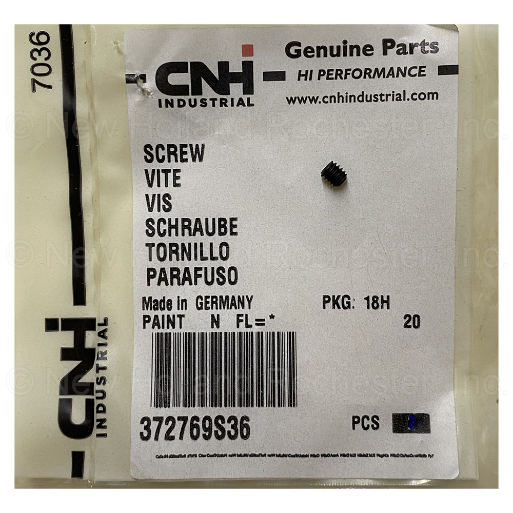 New Holland Screw Part # 372769S36