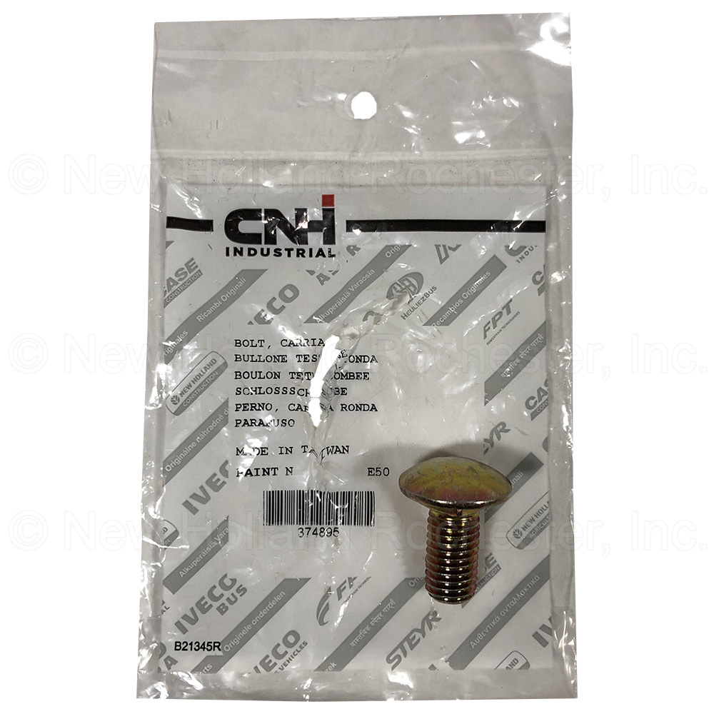 New Holland Carriage Bolt Part # 374895