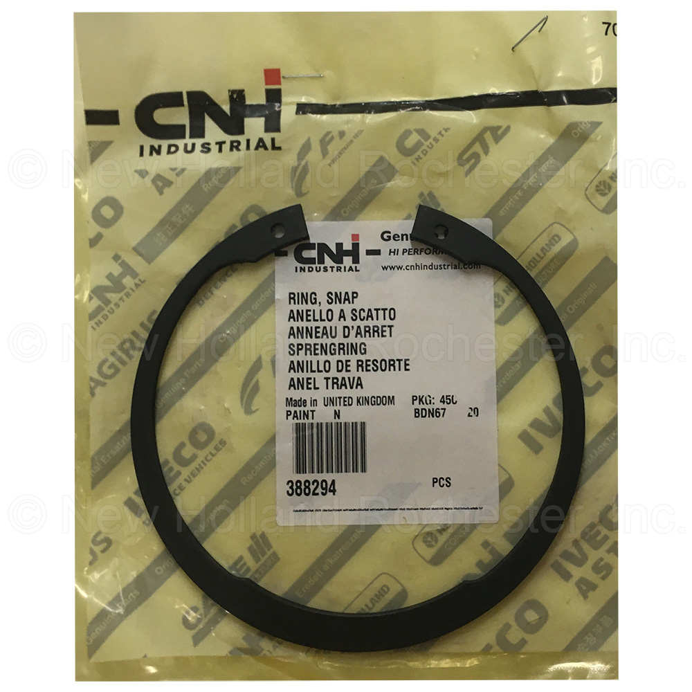 New Holland Snap Ring Part # 388294