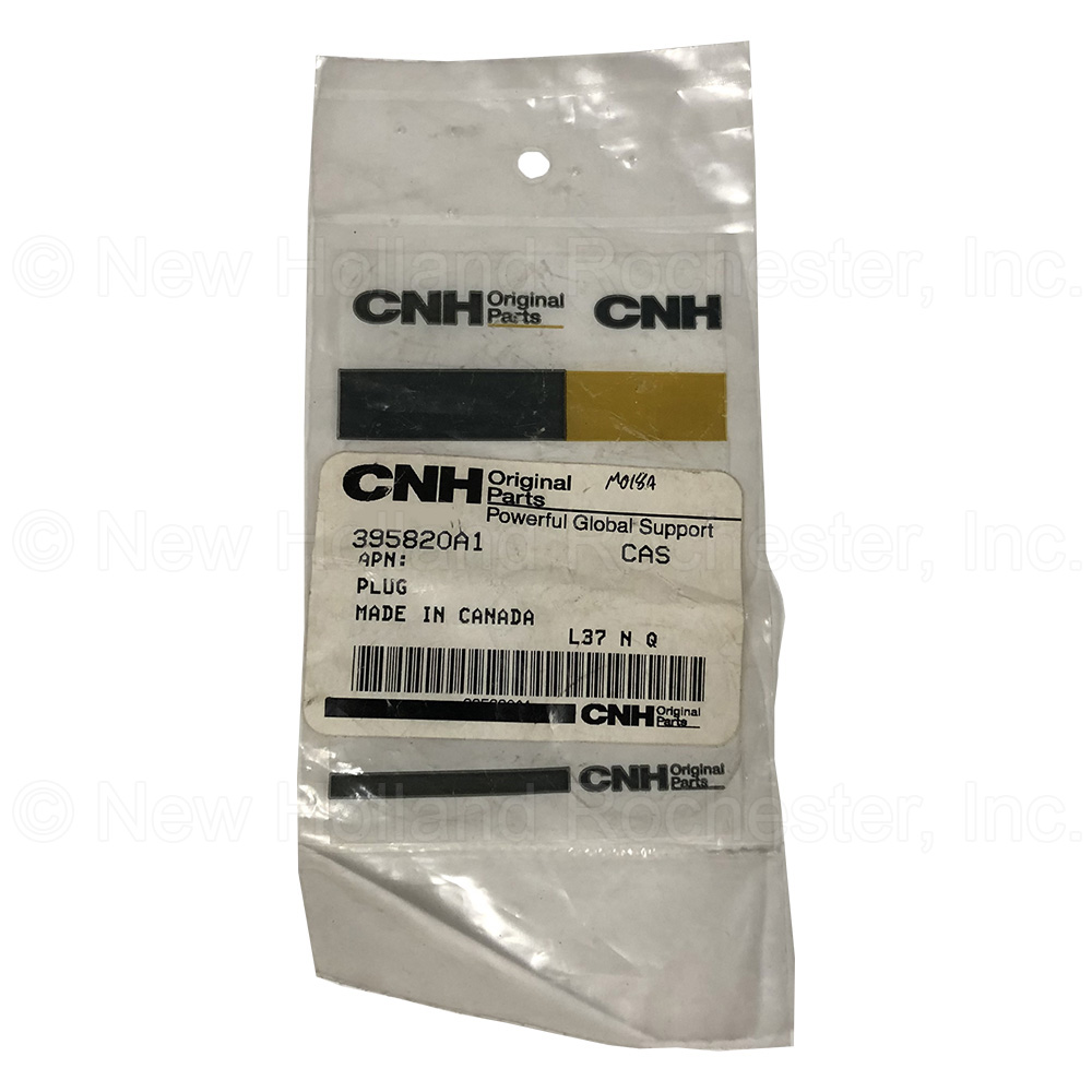 New Holland Plug Part # 395820A1 - Image 3