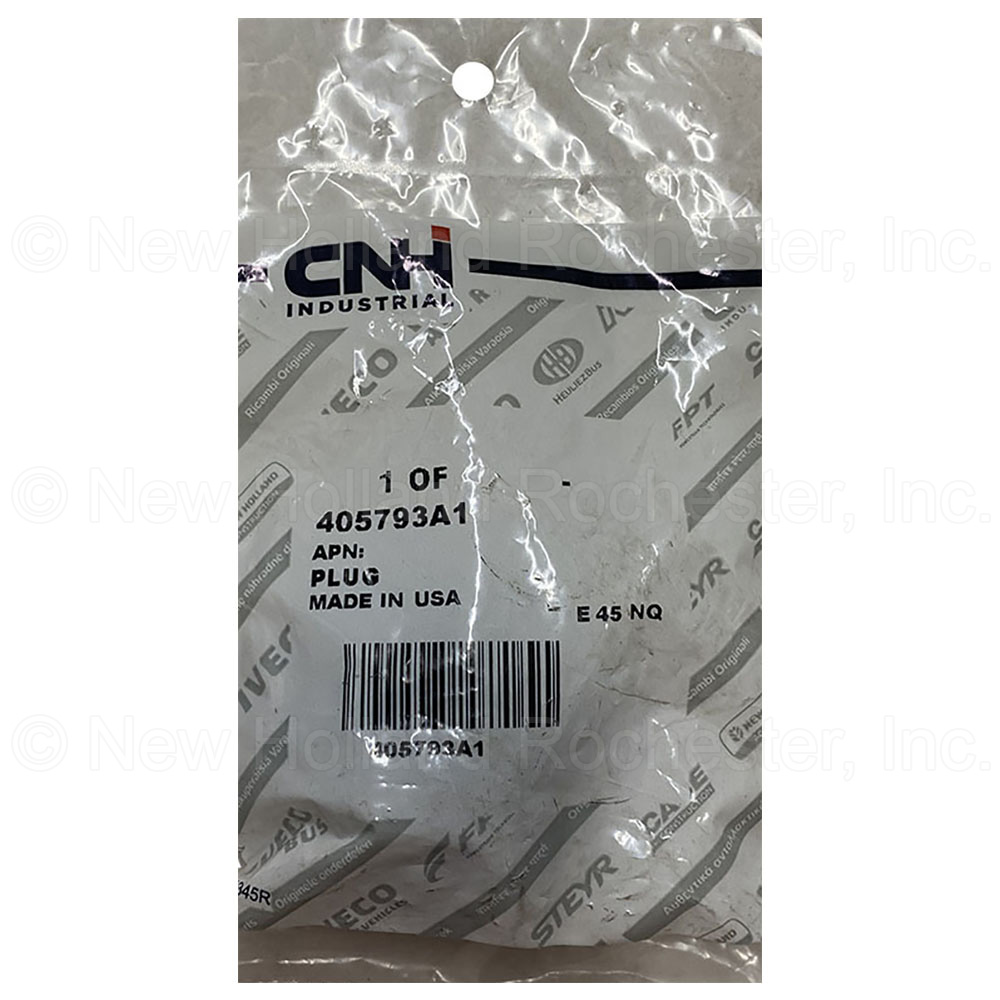 New Holland Plug Part # 405793A1 - Image 2