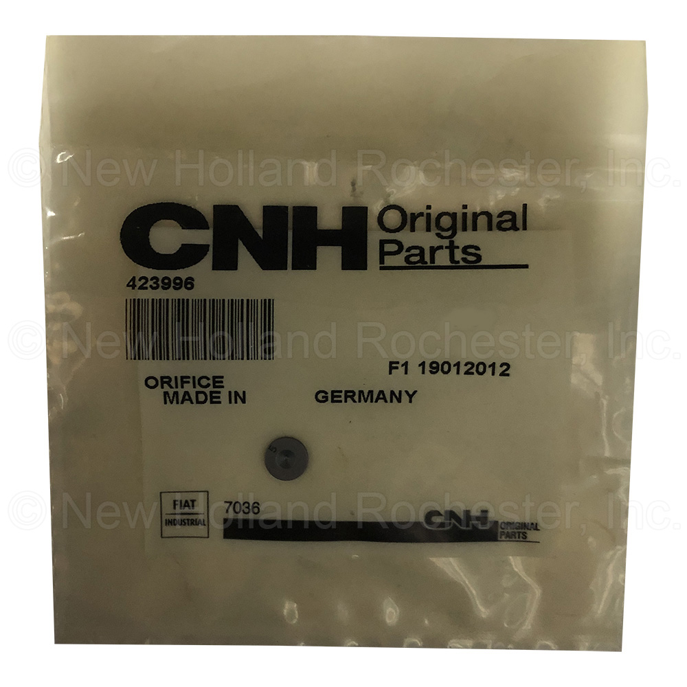 New Holland Orifice Part # 423996