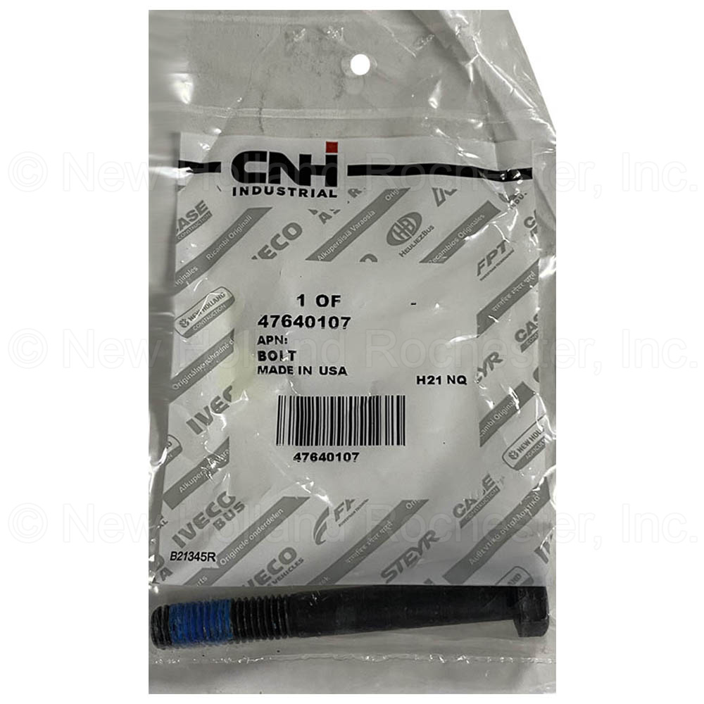 New Holland Bolt Part # 47640107 - Image 2