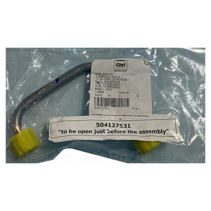 New Holland Return Pipe Part # 504127531