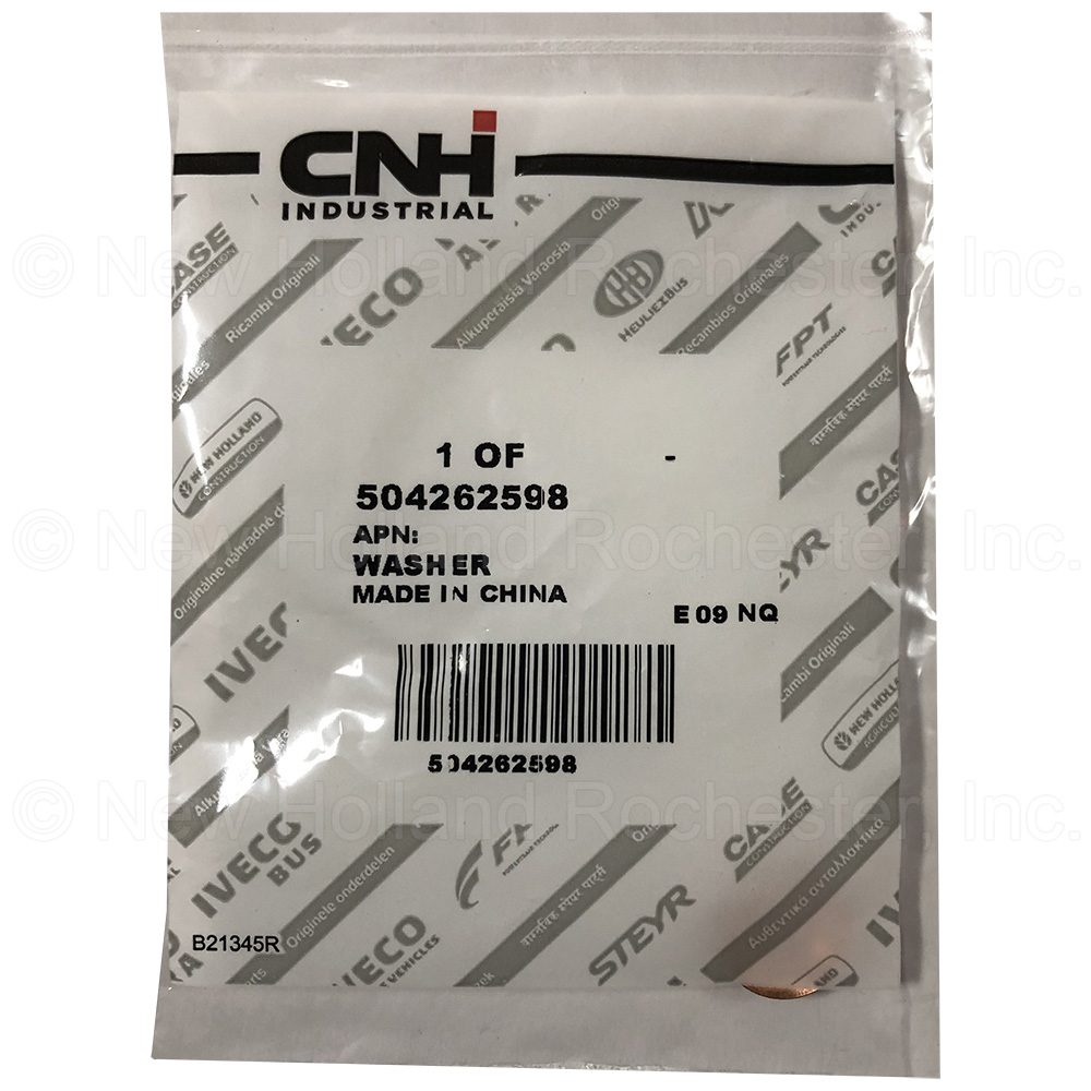 New Holland Washer Part # 504262598 - Image 3