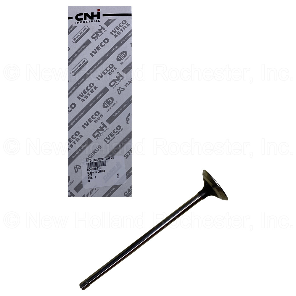 New Holland Eng Exhaust Valve Part # 504368419