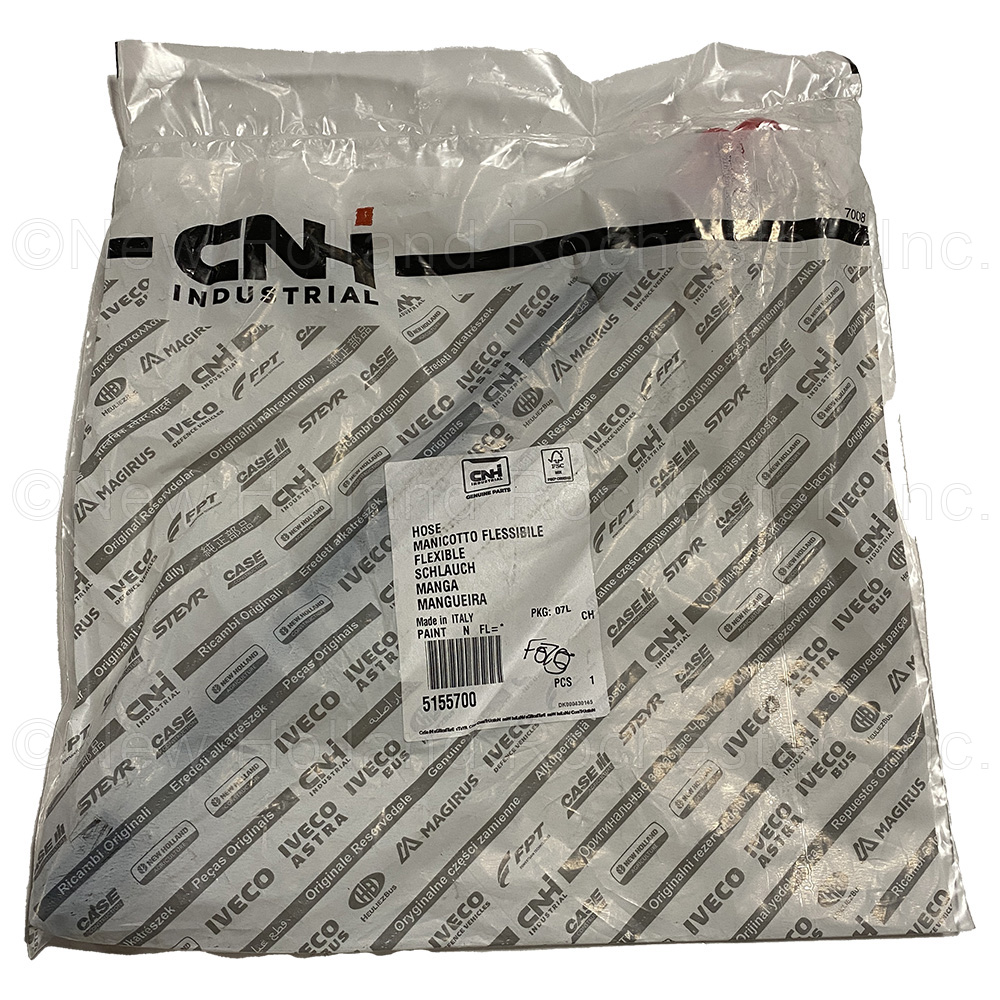 New Holland Flexible Hose Part # 5155700 - Image 3