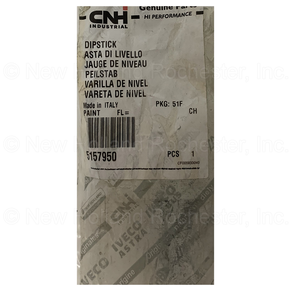 New Holland Dipstick Part # 5157950 - Image 2