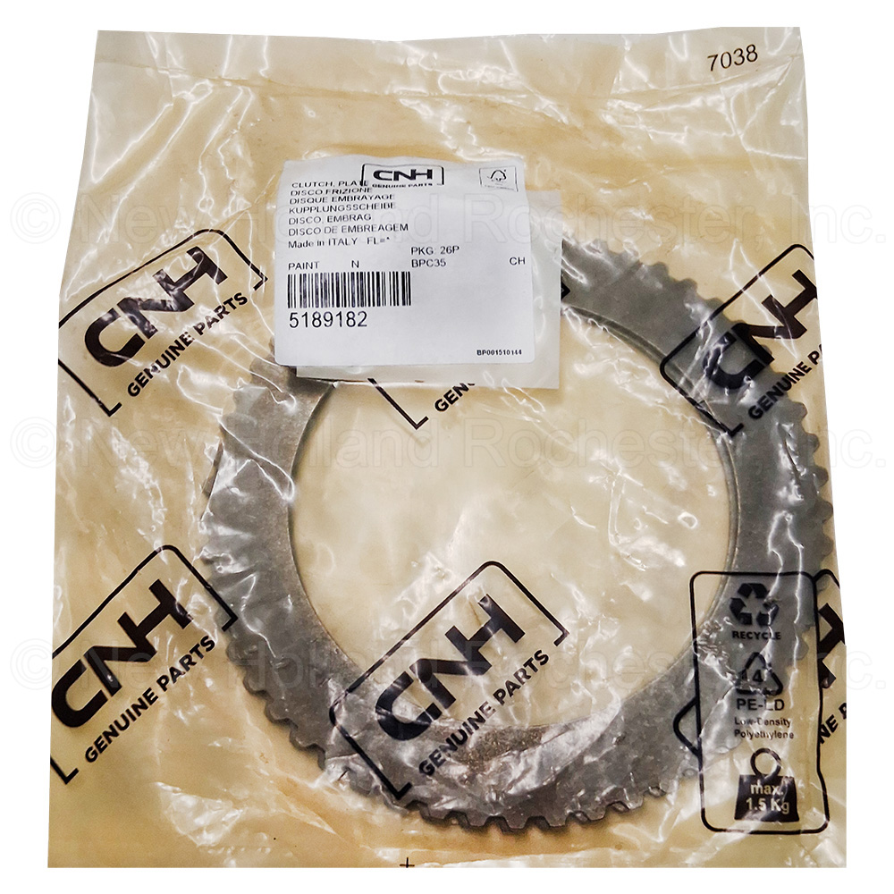New Holland Clutch Plate Part # 5189182