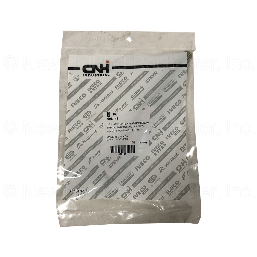 New Holland Screw Part # 698148 - Image 3
