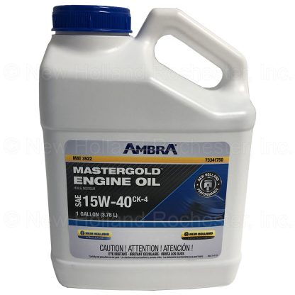 New Holland 15W40 MasterGold Engine Oil 1 Gal Part # 73341750