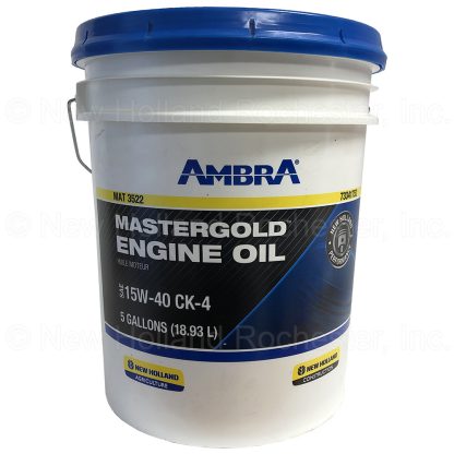 New Holland 15W40 MasterGold Engine Oil 5 Gal Part # 73341752