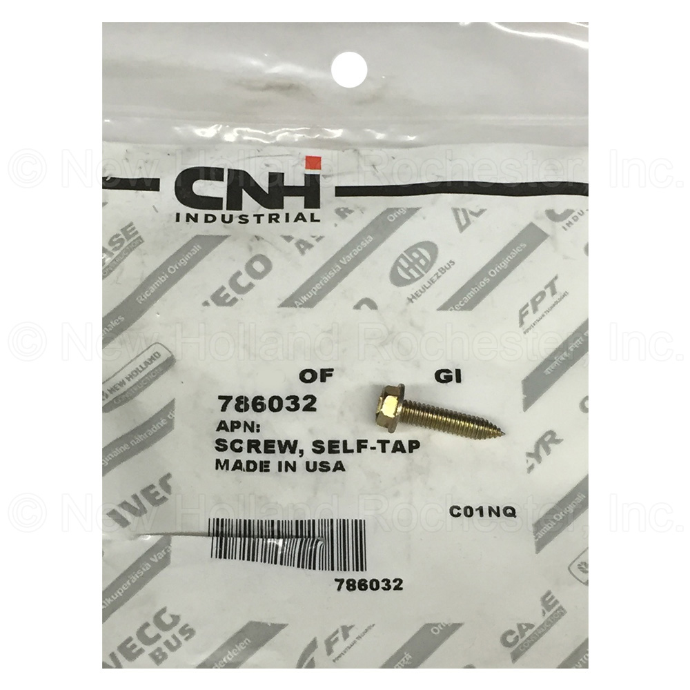 New Holland Self-Tap Screw Part # 786032
