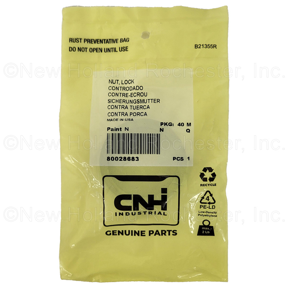 New Holland Lock Nut Part # 80028683 - Image 3