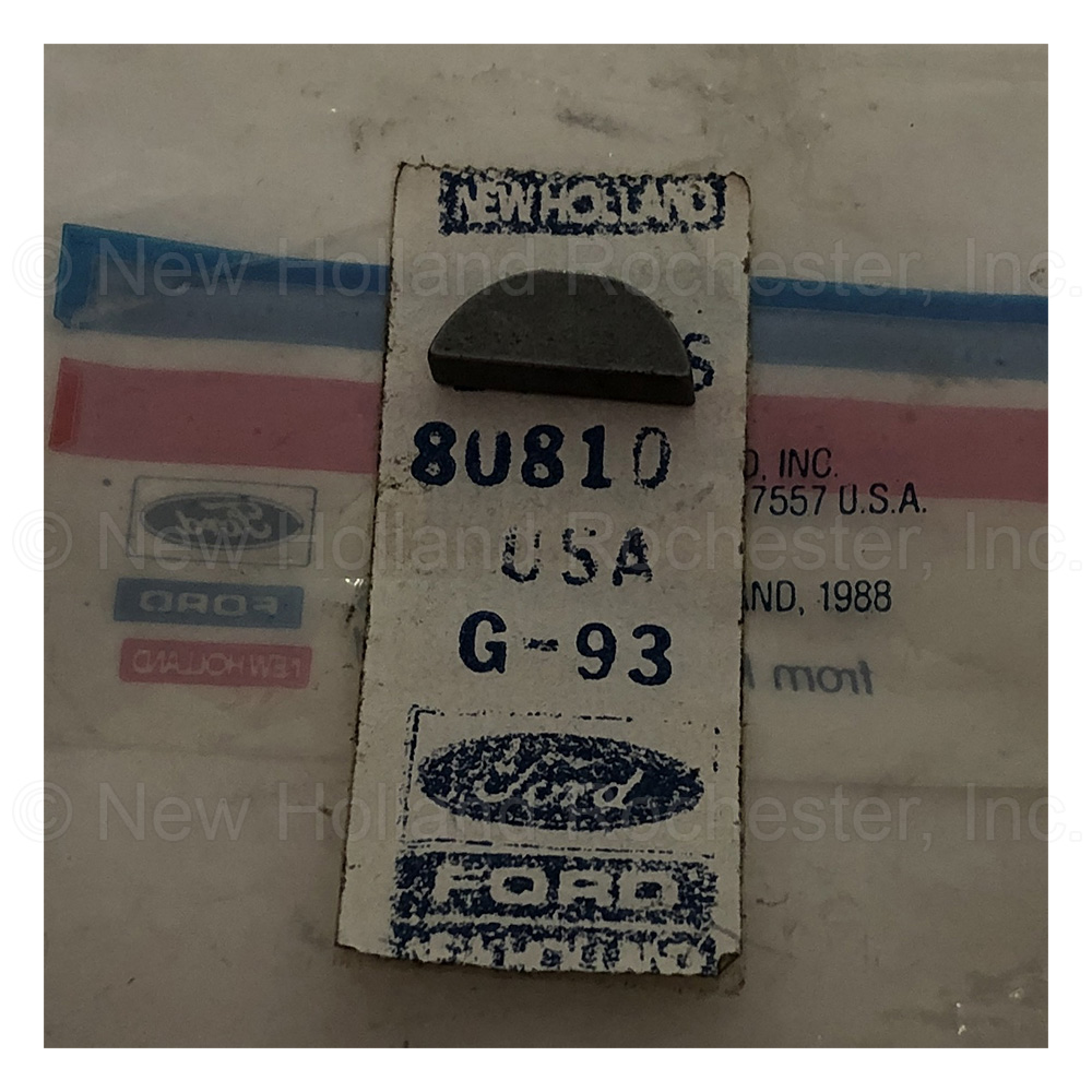 New Holland Woodruff Key Part # 80810