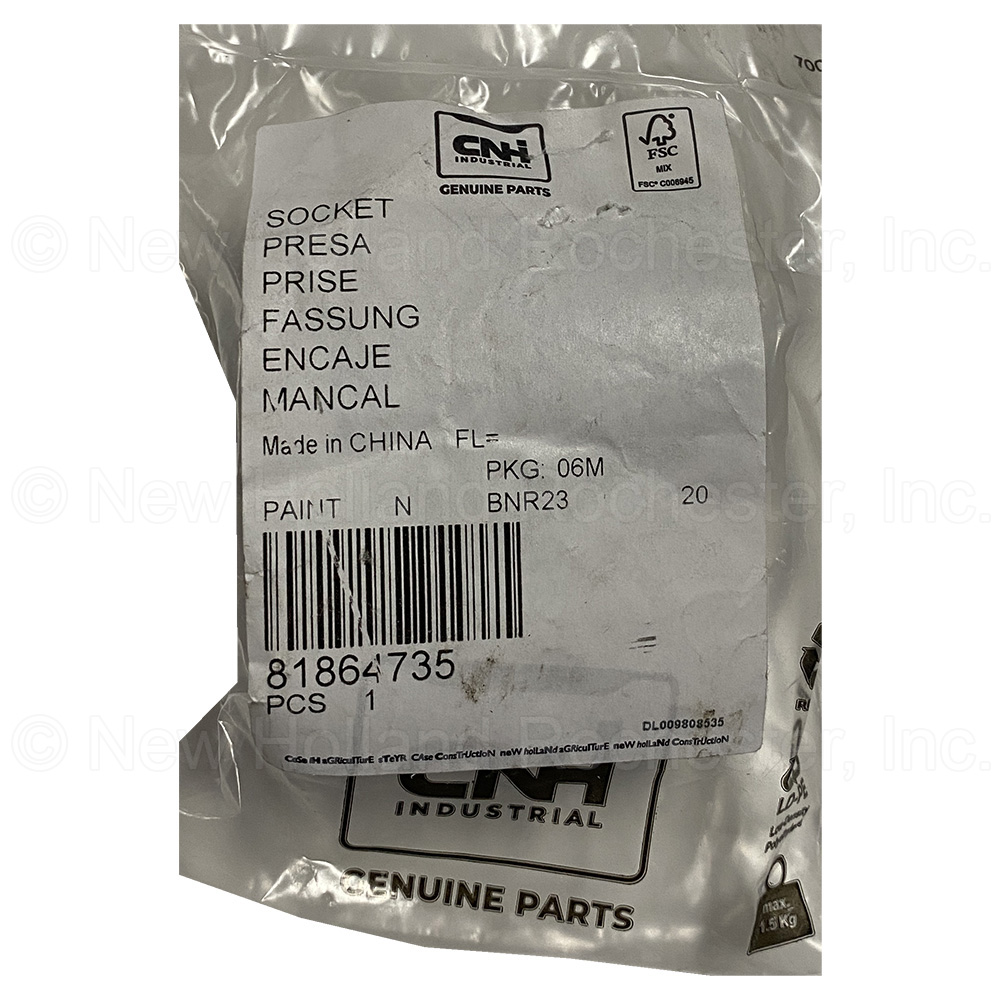 New Holland Plug Part # 81864735 - Image 2