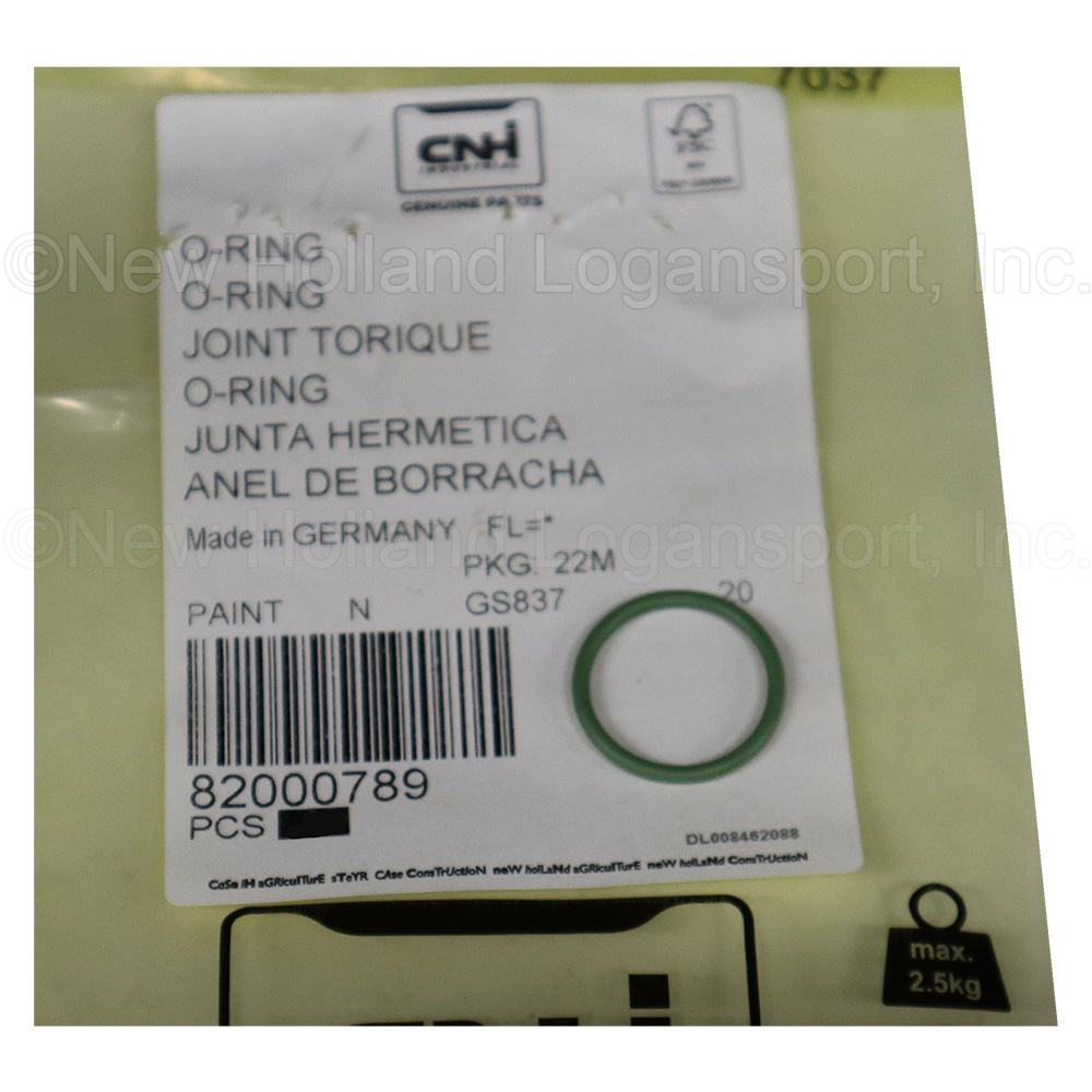 New Holland O-Ring Part # 82000789