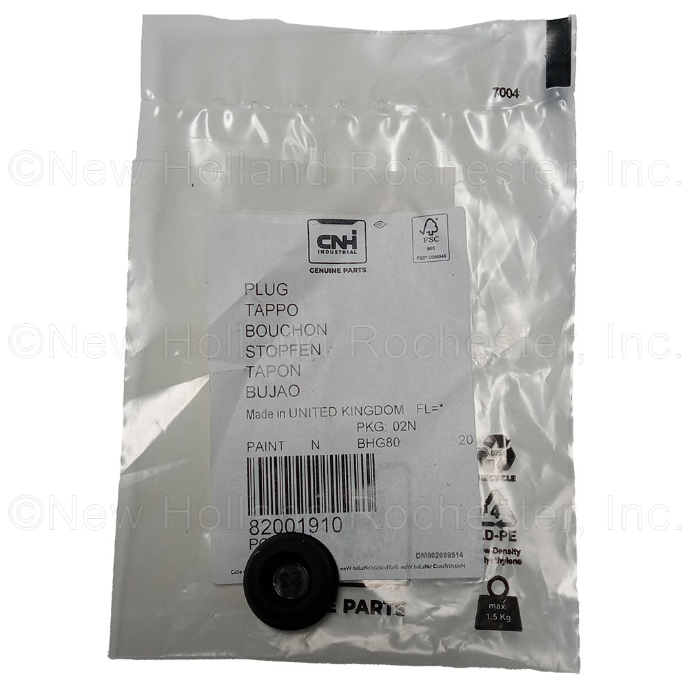 New Holland Plug Part # 82001910