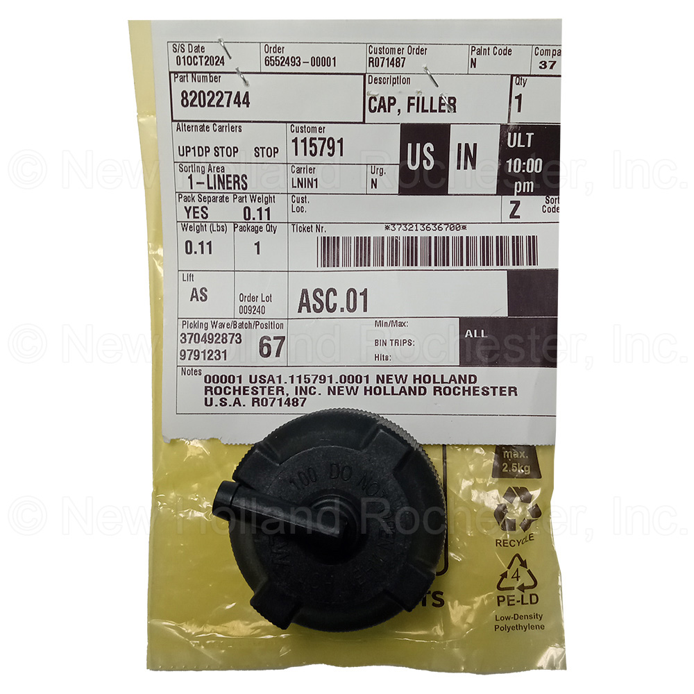 New Holland Plug Part # 82022744