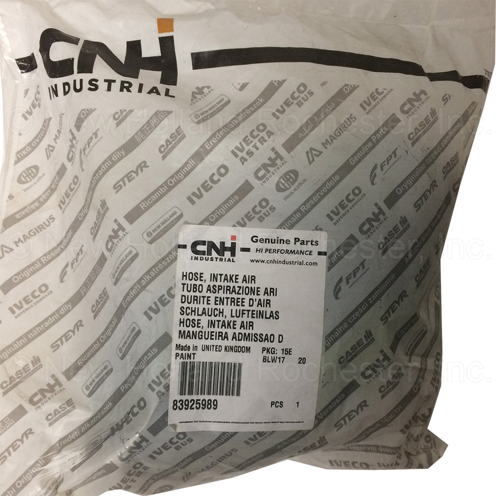 New Holland Flexible Hose Part # 83925989 - Image 3