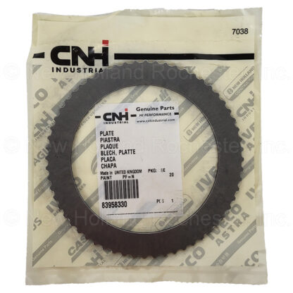 New Holland Plate Part # 83958330