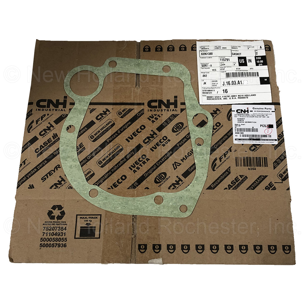 New Holland Gasket Part # 83961380