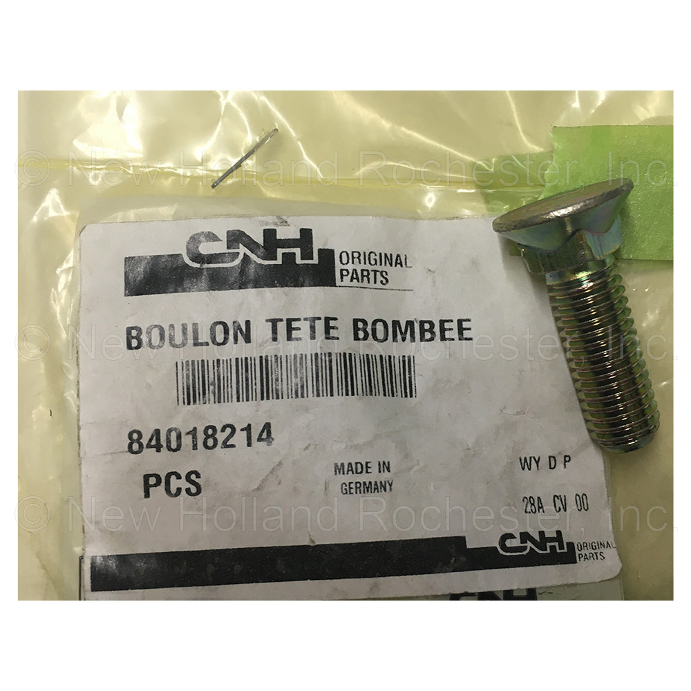 New Holland Carriage Bolt Part # 84018214