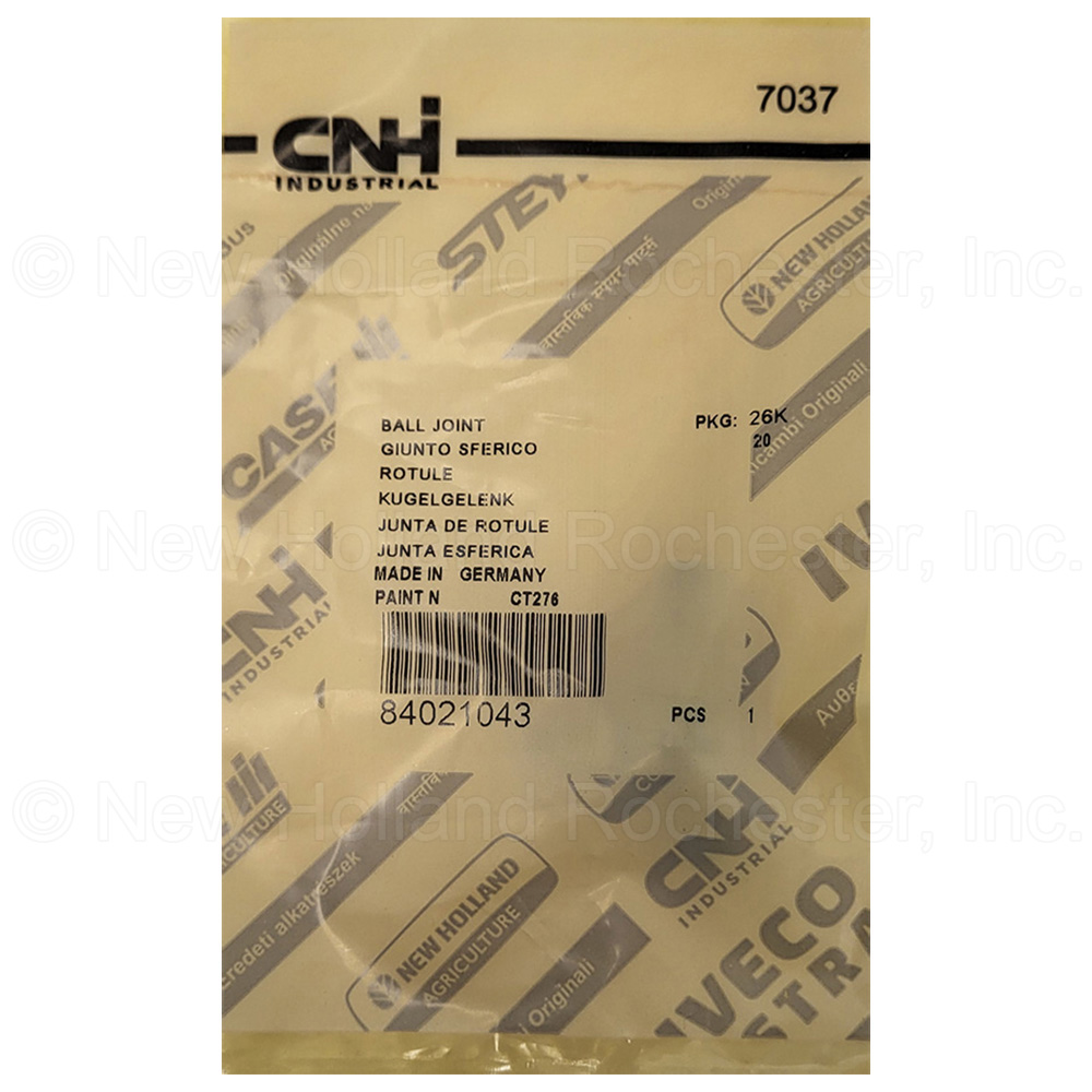 New Holland Ball Joint Part # 84021043 - Image 2