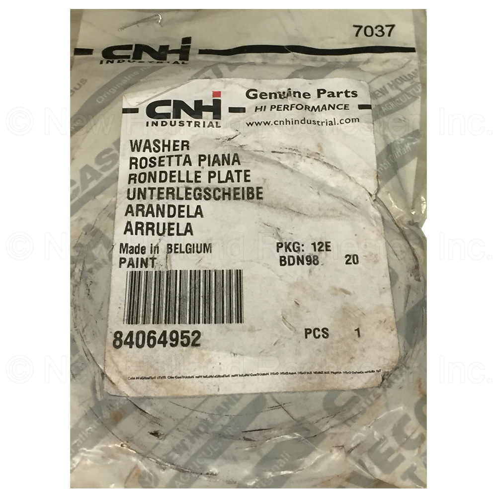 New Holland Washer Part # 84064952 - Image 2