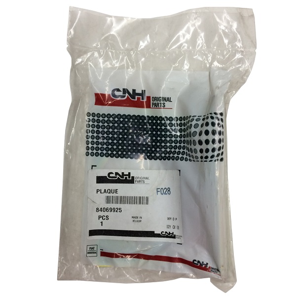 New Holland Plate Part # 84069925 - Image 2